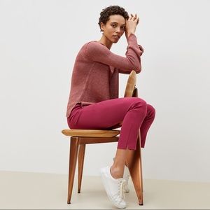 MM Lafleur The Marais Pant Everstretch in Raspberry
